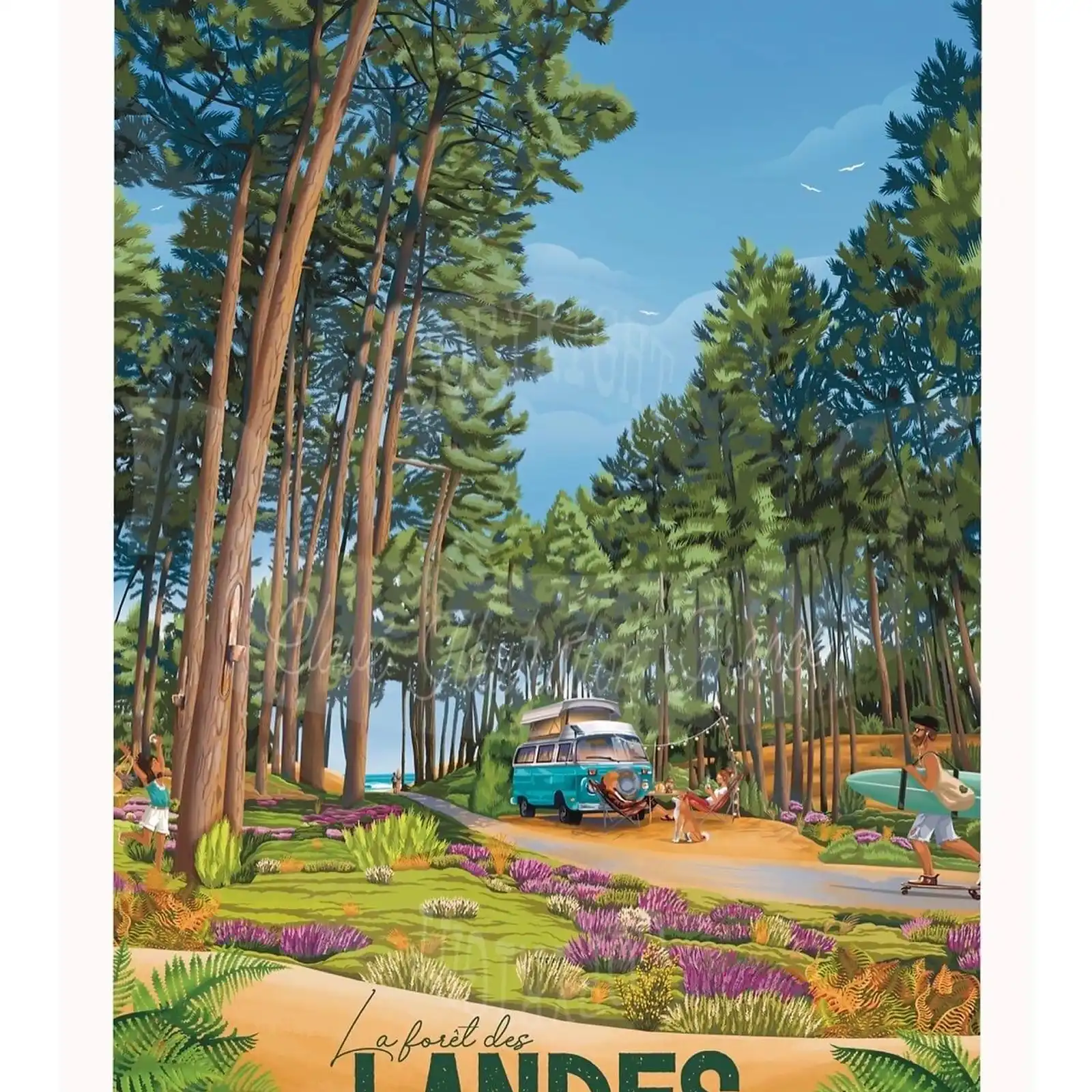 Thumbnail: La forêt des Landes by Jòia