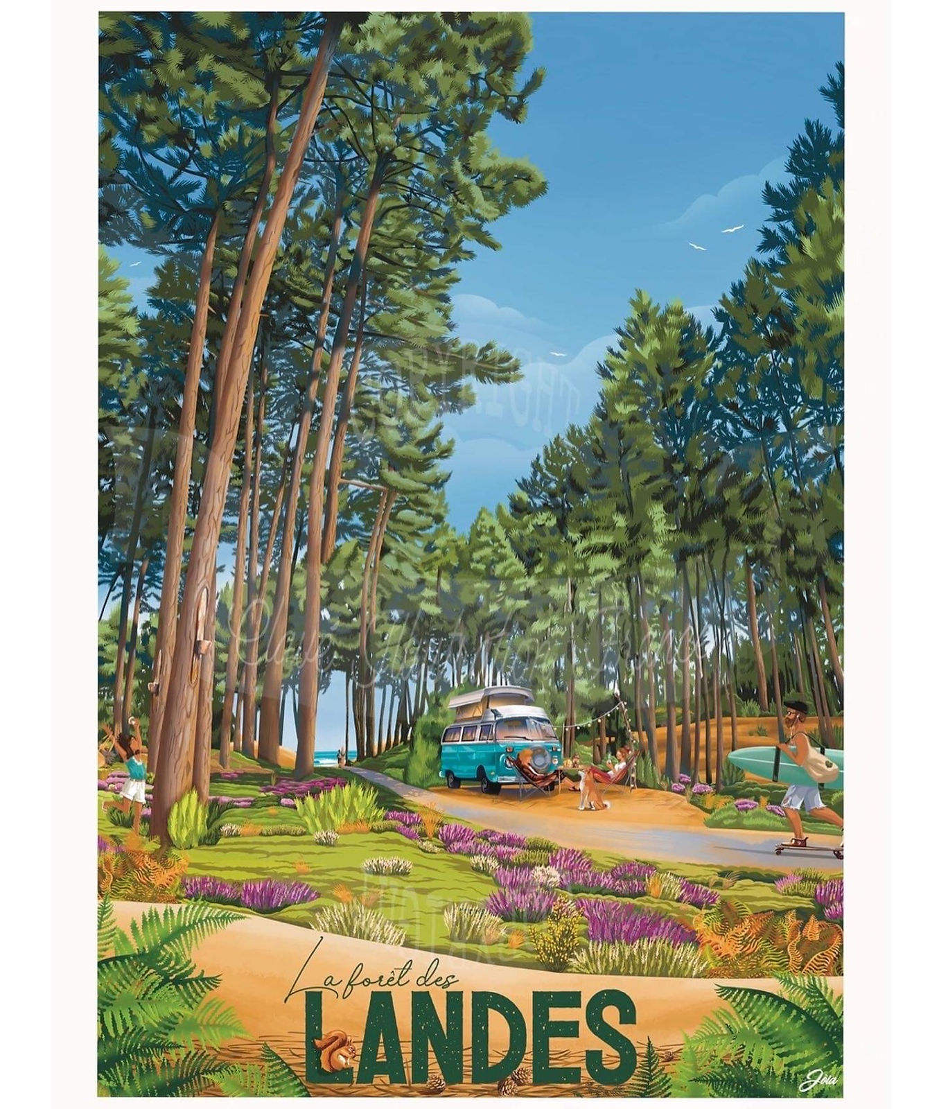 La Forêt des Landes ( Jòia )