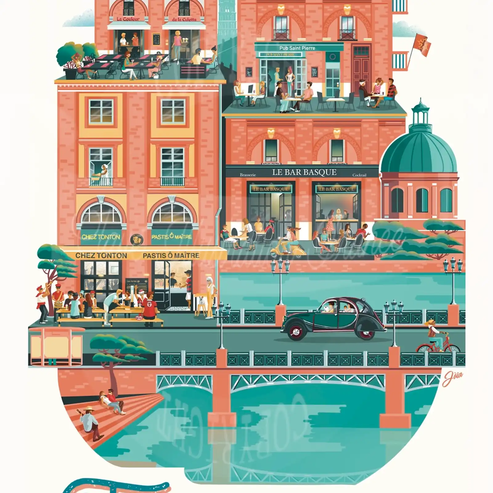 Thumbnail: PLACE SAINT-PIERRE - Toulouse (par Jòia)