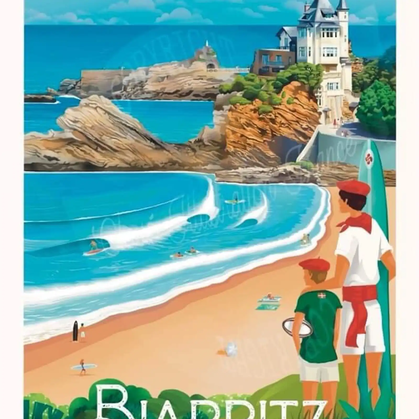 Thumbnail: Biarritz  Côte des Basques ( Jòia )