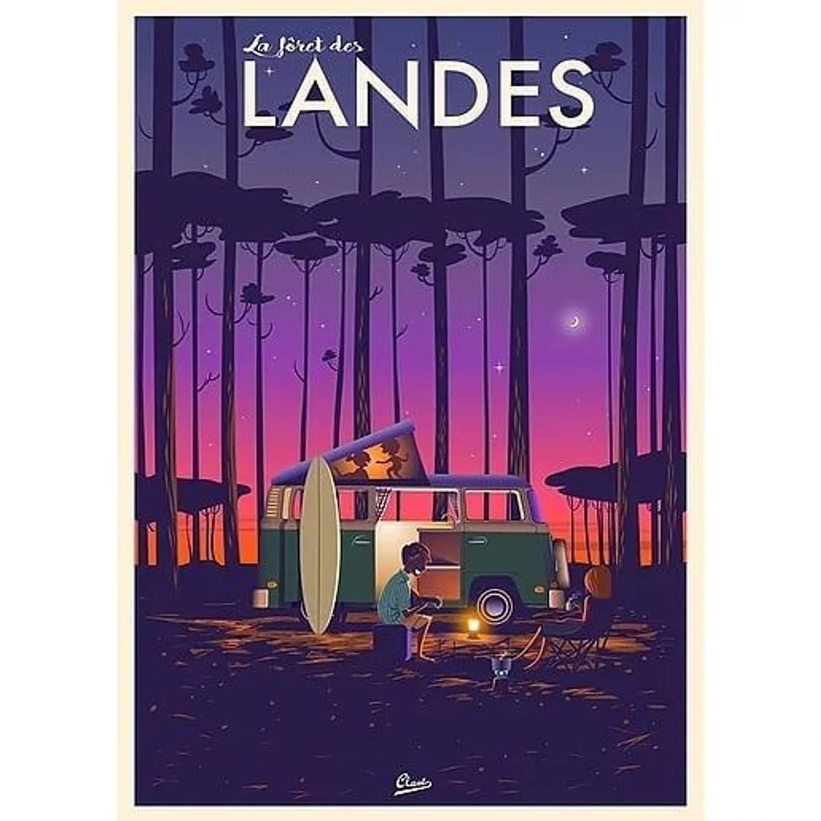 LA FORET DES LANDES - le van