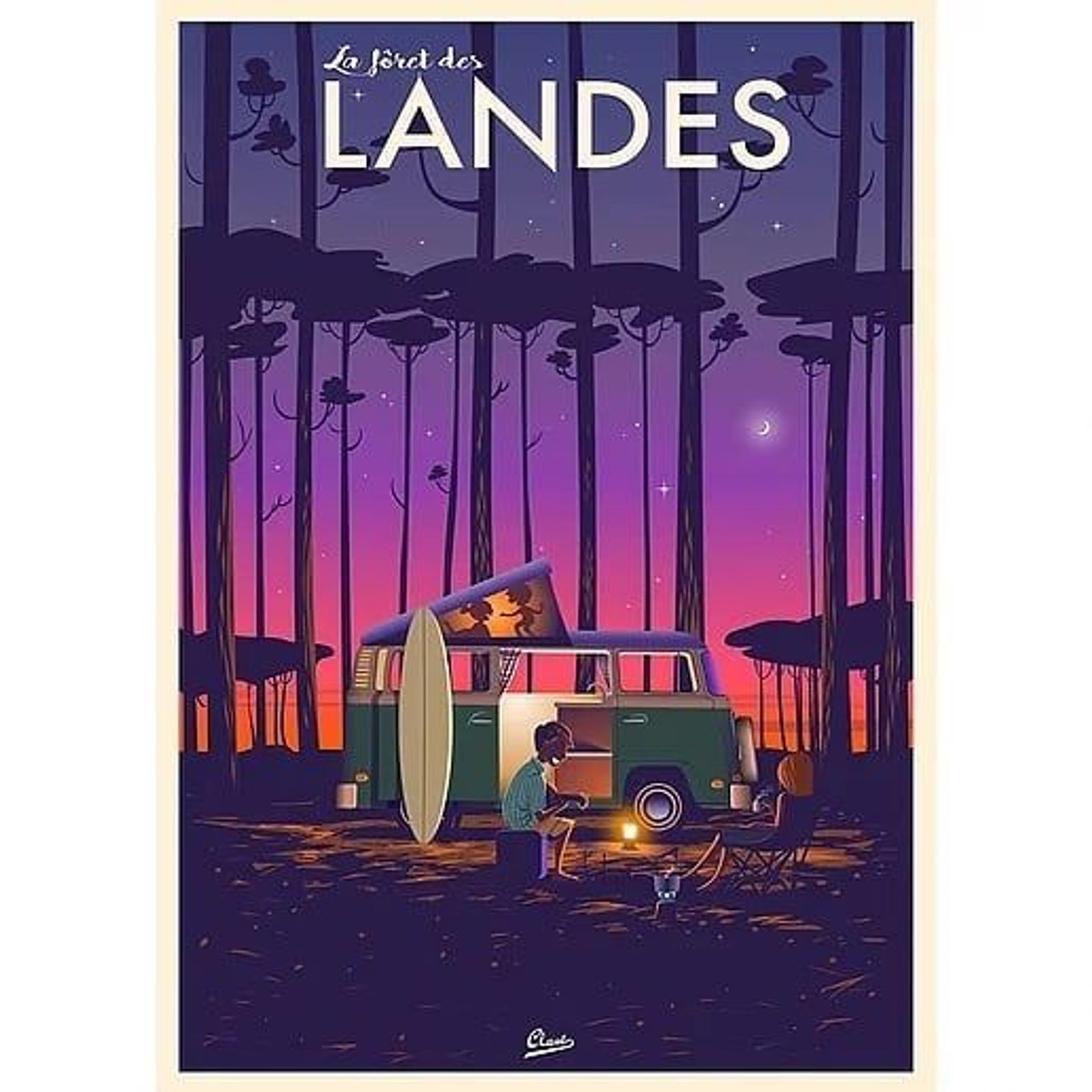 LA FORET DES LANDES - le van