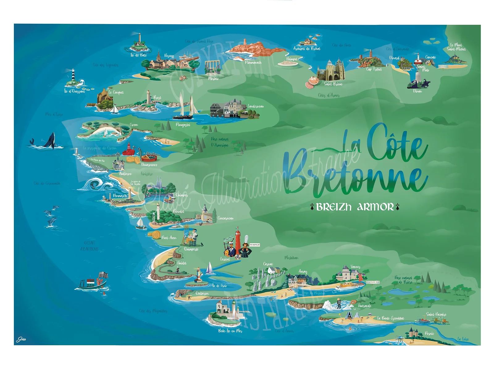 La Côte Bretonne ( Jòia )