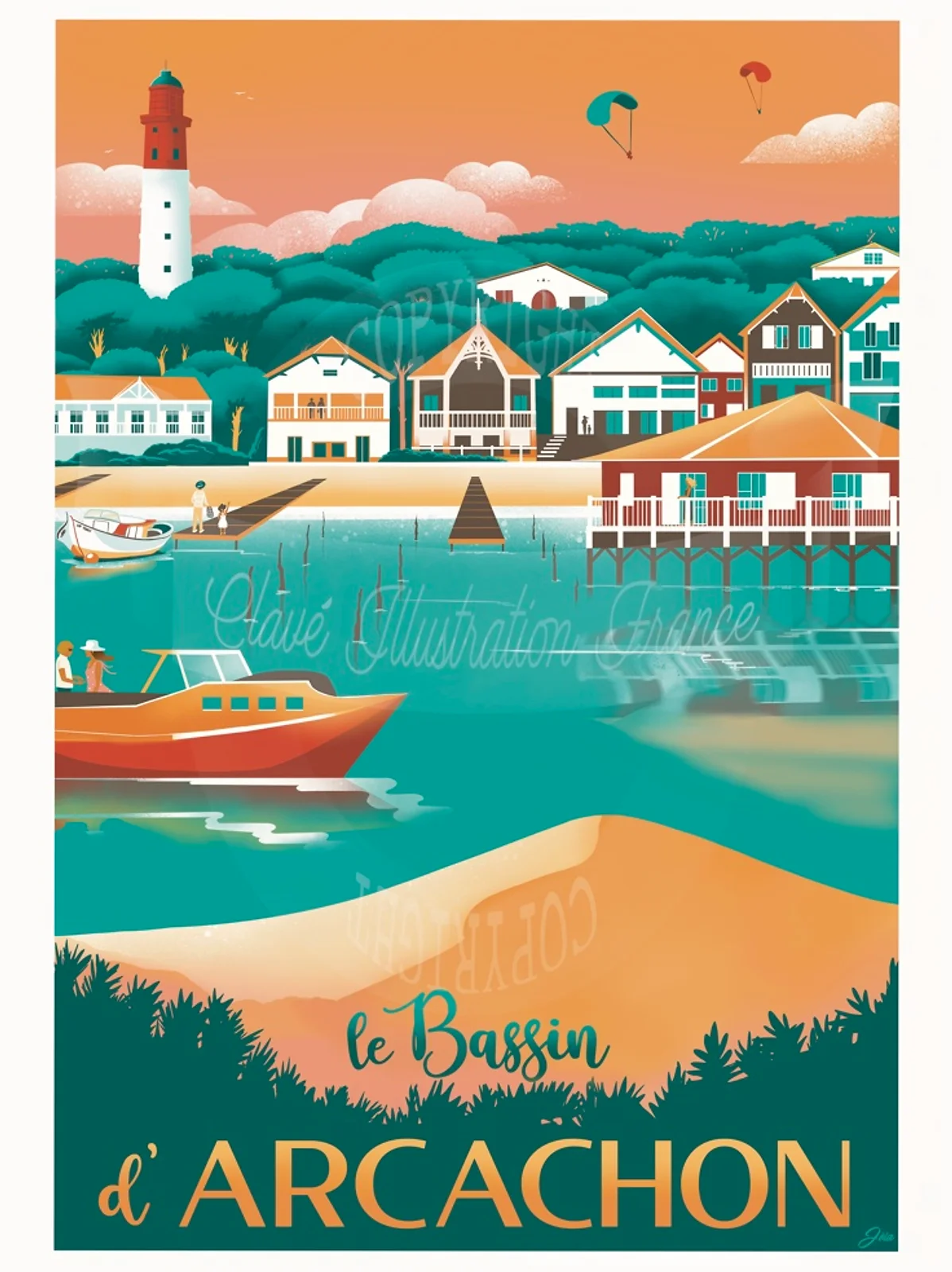 Le Bassin d'Arcachon (par Jòia)