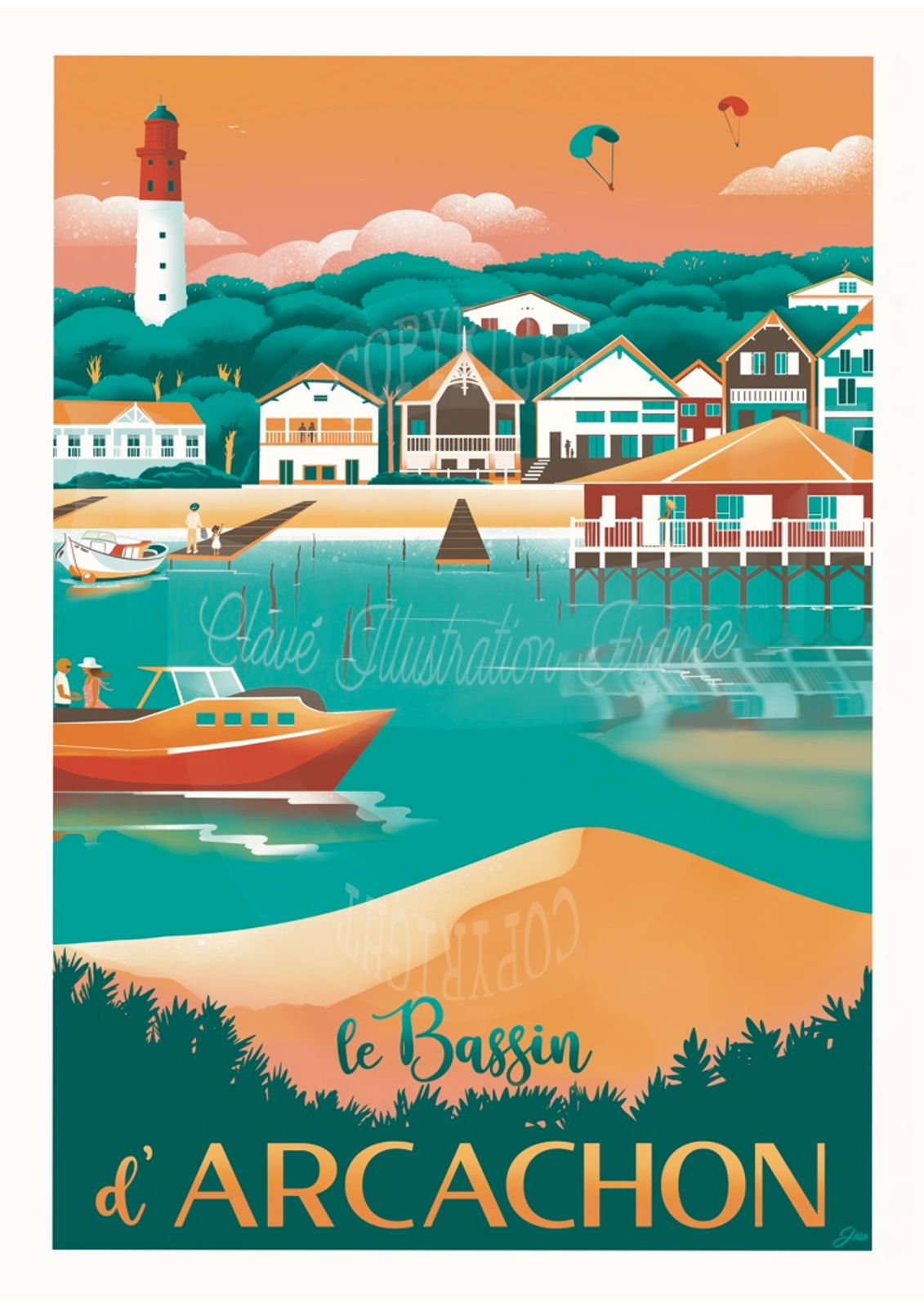 Le Bassin d'Arcachon (par Jòia)