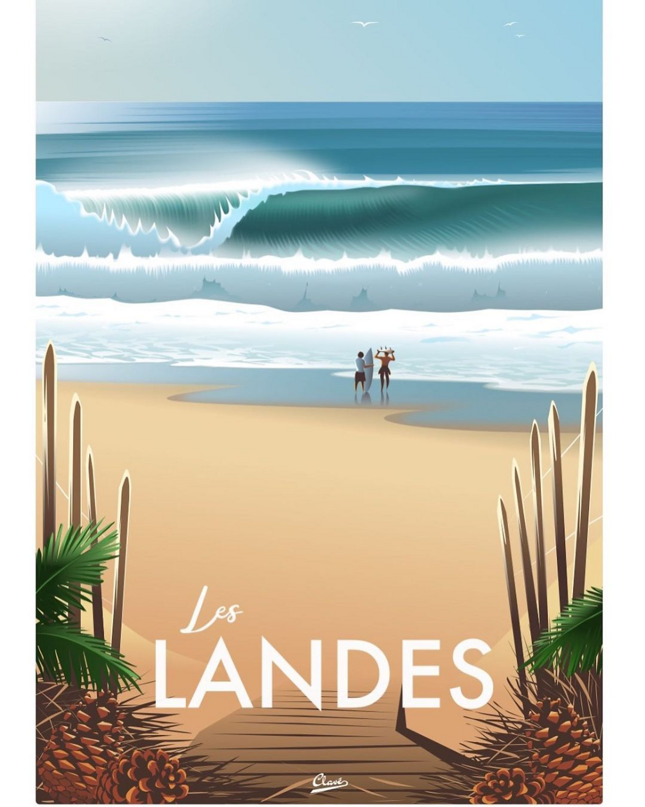 LES LANDES - la vague